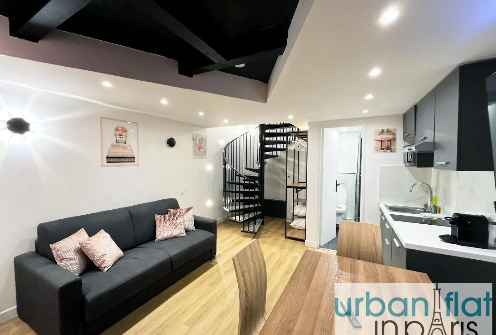 Apartment Urban Flat 179 - Pretty Loft Montorgueil