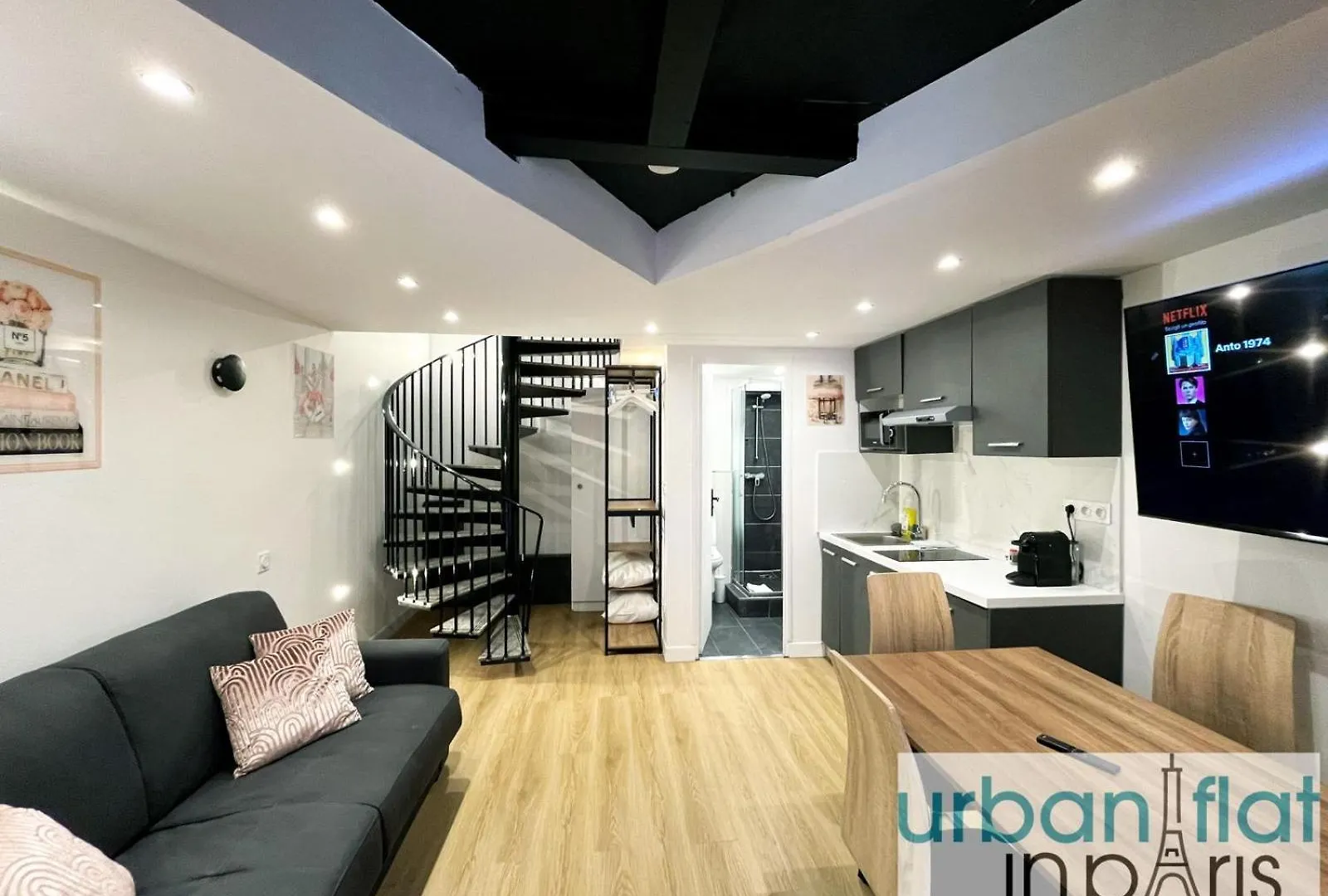 Urban Flat 179 - Pretty Loft Montorgueil 아파트